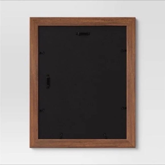 16”x20” Matted to 11”x14” Wood Wall Frame Midtone Woodgrain - Threshold - Picture 4 of 10